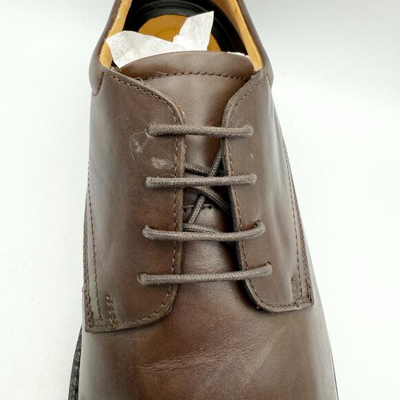 Ecco Mens London Oxford Dress Shoe EU 47 US 13-13.5 Brown  display picture 1